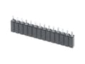 Pikkukuva 3 / 3: Conrad Connettore femmina precisione Numero di righe 1 Poli per fila 8, 8 Pin strip, Black, Male/Female, Angled, Thermoplastic, Copper