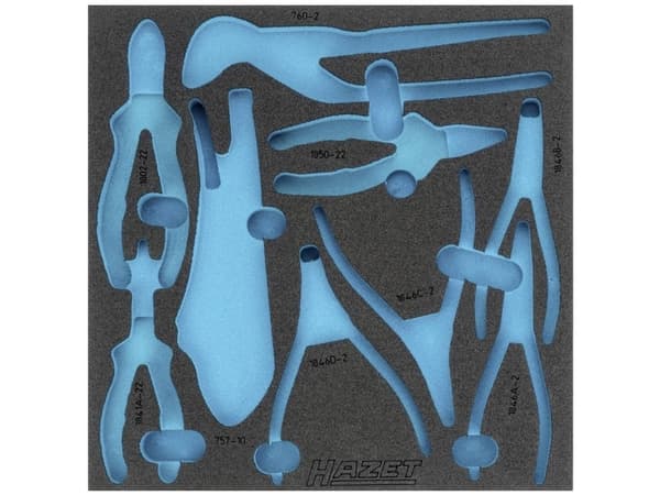 Hazet 163-424L 163-424L Skumplastindlæg (L x B) 344 mm x 342 mm