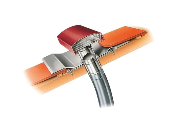 Helios Ventilatoren DDF 200 G Taggennemføring