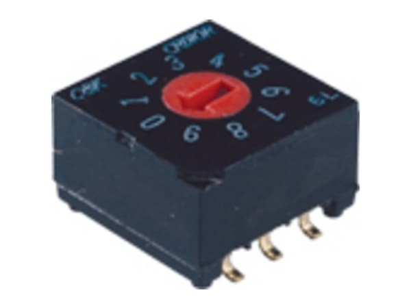 C & K Switches CRD16RM0AB Koderingskontakt Hexadecimal Afbryderpositioner 16 1 stk Tube