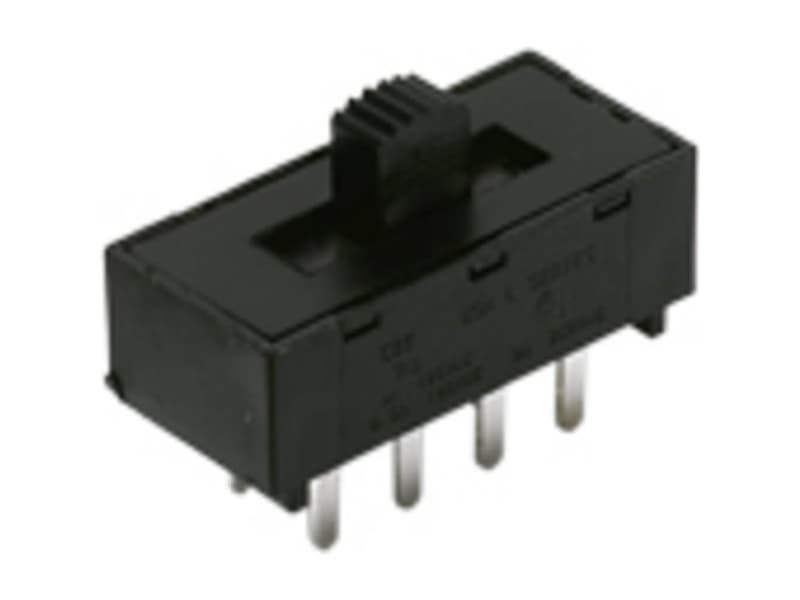 C & K Switches Skydekontakt 125 V 4 A 2 x On/Off 1 stk Bulk