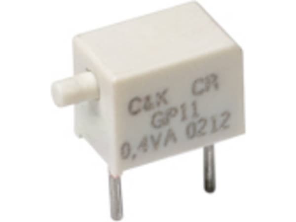 C & K Switches GP12MCBE Trykknap 20 V, 20 V/DC 1 x On/(On) IP57 1 stk Bulk