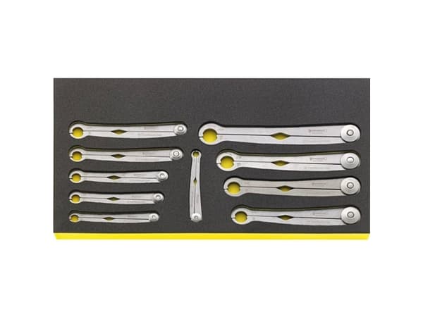 Stahlwille 96830130 TCS WT 240/10 Ringnøgle-sæt 8 - 19 mm