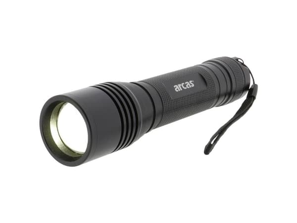 Arcas 18W Zoom High Power LED (RGB) Lommelygte Batteridrevet 1600 lm 352 g
