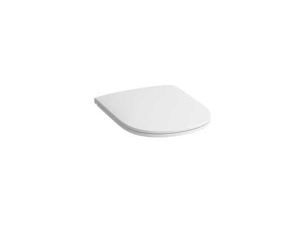 Laufen Lua sæde, slim, QR&&SC - Toiletsæde med qr & sc i slim design, topmonteret, hvid
