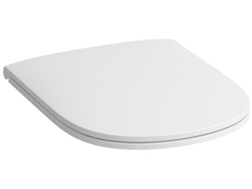 Laufen Lua sæde, slim, QR&&SC - Toiletsæde med qr & sc i slim design, topmonteret, hvid