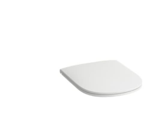 Laufen Lua sæde, slim, QR&&SC - Toiletsæde med qr & sc i slim design, topmonteret, hvid
