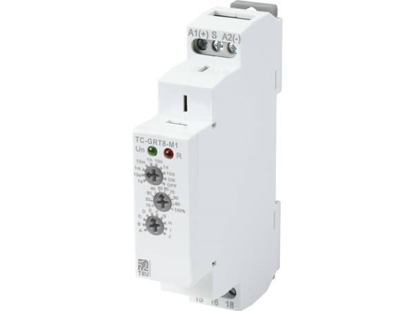 TRU KOMPONENTER Tidsrelä Multifunktionellt 12 V/DC, 240 V/AC 1 st Tidsintervall: 1 s - 10 d 1 x växelkontakt