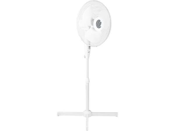 ECG FS 40A, Kotitaloustuuletin lavoilla, Valkoinen, Lattia, Metalli, Muovi, 67 dB, 40 cm