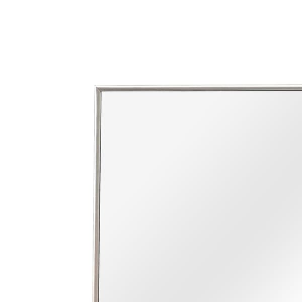 Golvspegel Barletta 150,6x35,6 cm silver [en.casa]