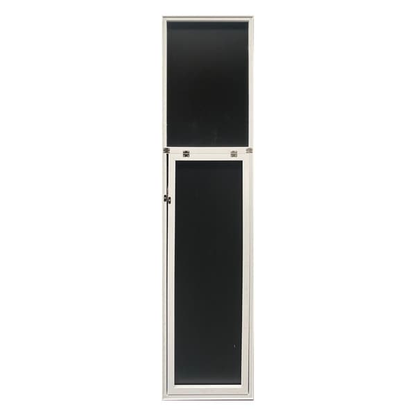 Golvspegel Barletta 150,6x35,6 cm vit [en.casa]
