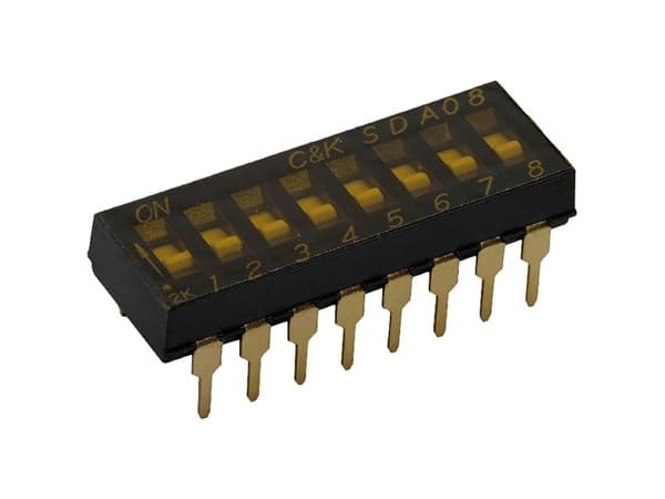 C & K Switches SDA04H1SBD 1 stk