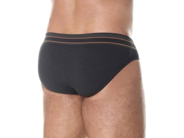 Brubeck BE10110 Miesten ACTIVE WOOL alushousut grafiitti L