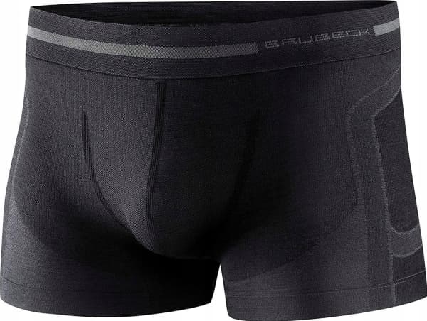 Brubeck BX11530 Men's boxer shorts COMFORT WOOL black 4XL
