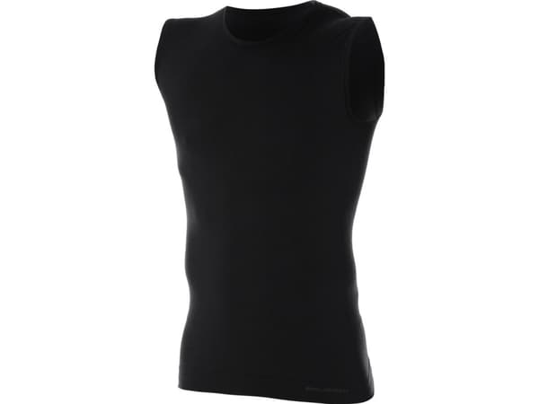 Brubeck SL10160 Ärmlös COMFORT WOOL svart 5XL