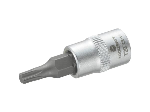 TOOLCRAFT T20 816082 T-profil Toppnyckelinsats T 20 1/4 (6,3 mm)