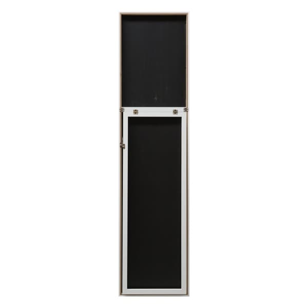 Golvspegel Giovinazzo 152,8x 37,8 cm vit [en.casa]