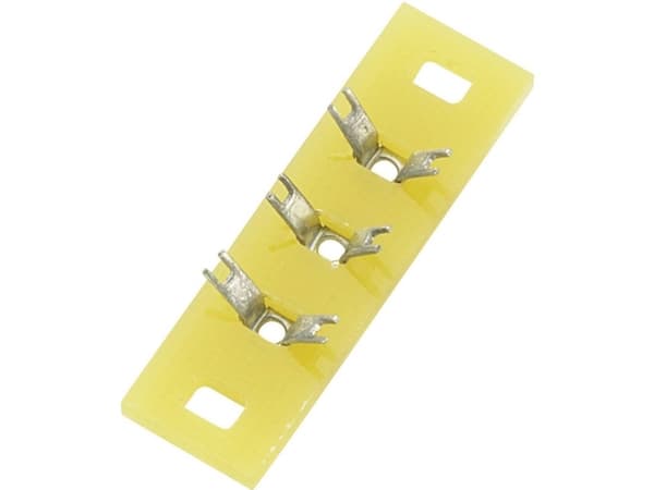 TRU COMPONENTS Loddeliste enkeltrække Samlet antal poler 3 Epoxyd (L x B x H) 30 x 9 x 1.5 mm 1 stk