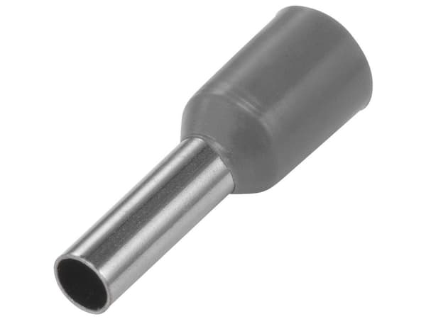 Tru Components Ferrules 2.50 Mm² Partly Insulated Gray 100 Pcs