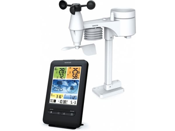 Post-ammattimainen sääasema, jossa on Wifi SWS 9898 WiFI 5in1-anturi