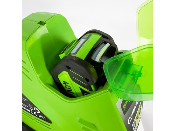 Greenworks G-MAX 40V, Sähkökäyttöinen pienjyrsin, 26 cm, 20 cm, 16 kg