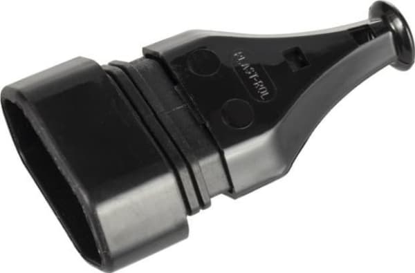 Litteä pistorasia GN-11 sort Montis MT023-C POLIISI TUOTE 5841170 MT023-C