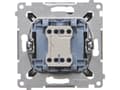 Miniatyrbild 3 av 3: Contact-Simon Simon 54 Klockknapp" (modul) 10AX 250V snabbkoppling svart matt DD1.01/49