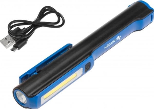 Högert Technik Tarkastuslamppu, ladattava USB:n kautta HT1E406