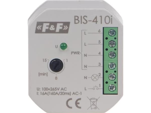 Bistabilt relé BIS-410-LED-24V