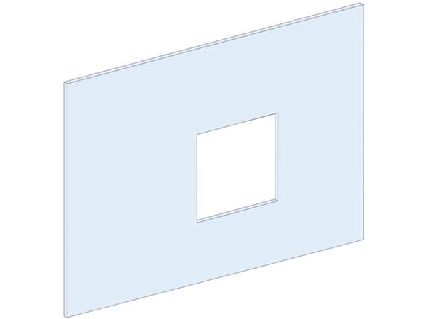 Schneider Prisma Plus G Metallinen kansi, jossa on leikkaus NSX630:lle 600x450mm LVS03275