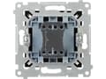 Miniatyrbild 3 av 4: Contact-Simon Simon 54 Bell Button" (modul) 16AX 250V skruvplintar svart matt DD1A.01/49