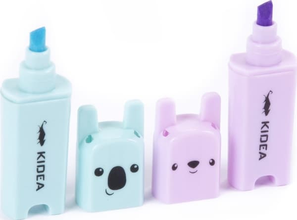 Derform Animal highlighters 5 farger KIDEA