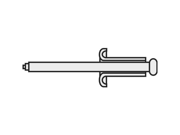 TOOLCRAFT 194740 Sokkolaite (Ø x L) 2,4 mm x 6 mm Stål Alumiini A2,4*6 D7337-AL/ST 10 kpl D7337-AL/ST 10 kpl