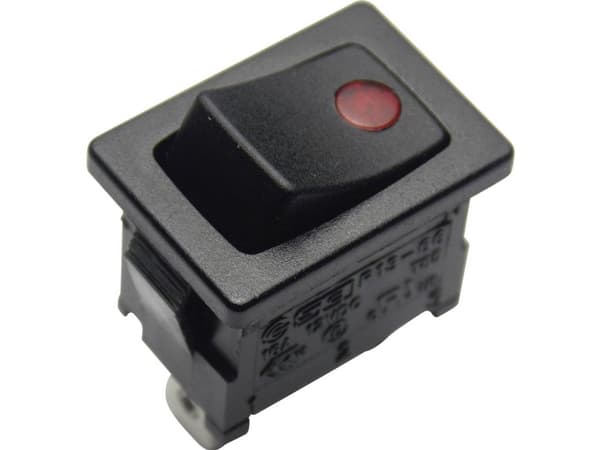 TRU COMPONENTS 1587848 Vippekontakt TC-R13-66B2-02 B/B 12 V 16 A 1 x Off/On Klikkende 1 stk