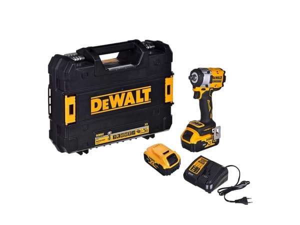 Dewalt slagskruvmejsel 18V XR - DCF921P2T-QW, inkl. 2x5,0Ah-batteri, laddare och Tstak-fodral