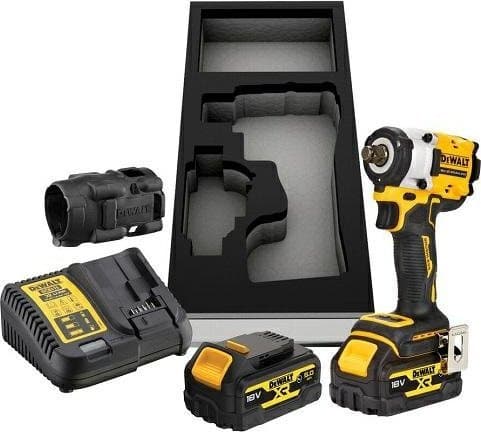 Dewalt slagskruvmejsel 18V XR - DCF921P2T-QW, inkl. 2x5,0Ah-batteri, laddare och Tstak-fodral