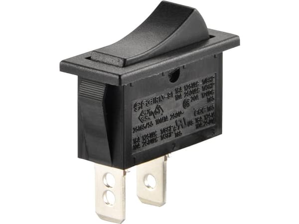 TRU COMPONENTS TC-R13-91A-01 Vippekontakt 250 V/AC 10 A 1 x Off/On Klikkende 1 stk