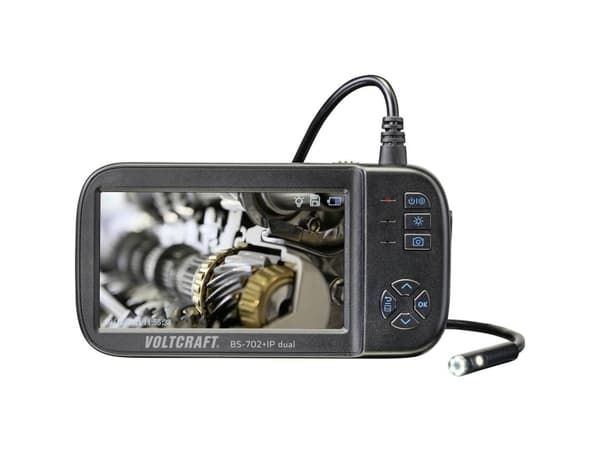 VOLTCRAFT BS-702SE+IP dubbel endoskop-sond Ø: 8 mm Sondens längd: 5 m