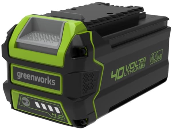 Greenworks G40B4, Batteri, Lithium-Ion (Li-Ion), 4 Ah, 40 V, Greenworks, Sort, Grønn