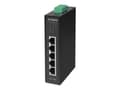 Miniatyrbilde 1 av 5: Edimax IGS-1005 - Switch - 5 x 10/100/1000 - DIN-skinnemonterbar, veggmonterbar