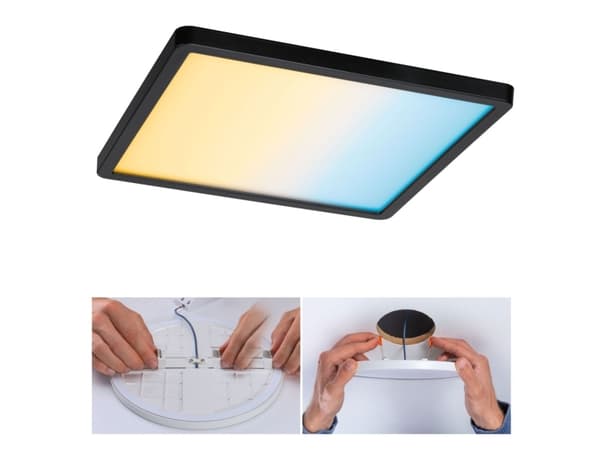 Paulmann VariFit Areo, LED, 3000 K, 1400 lm, IP44, Sort