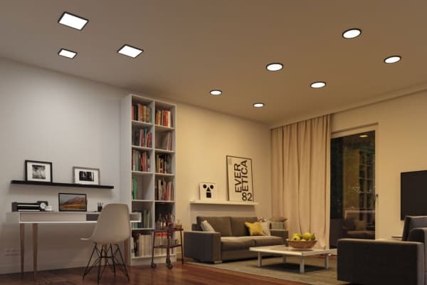 Paulmann VariFit Areo, LED, 3000 K, 1400 lm, IP44, Sort