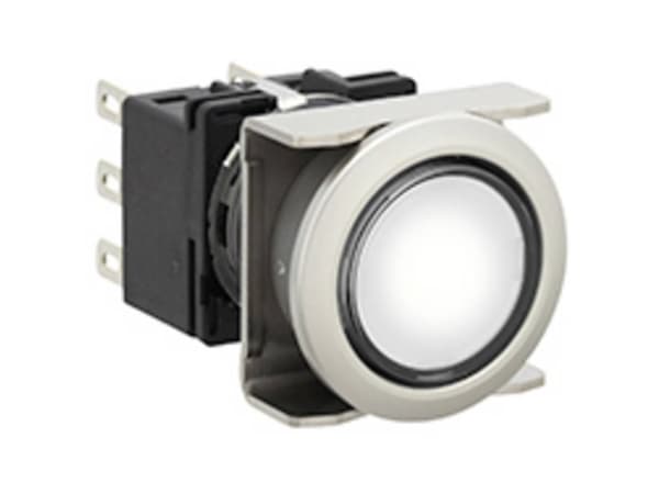 Idec LB6ML-M1T64PW Valokytkin 250 V, 125 V, 30 V 5 A 2 x Pois päältä/(Päälle) Kosketus (Ø) 22 mm IP65 1 kpl 1 kpl