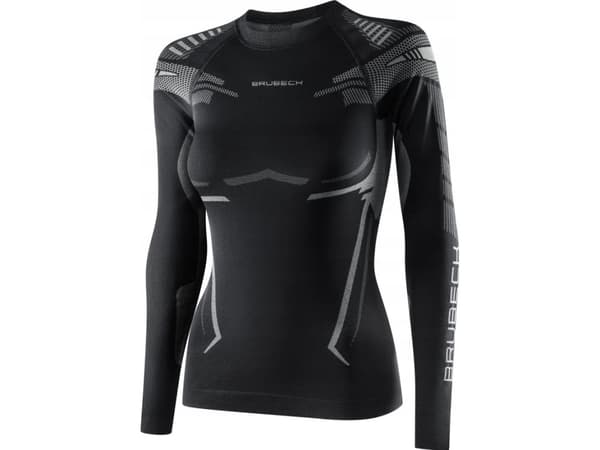 Brubeck LS15690 Sweatshirt DRY svart/grafitt M