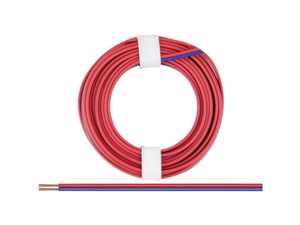 Donau Elektronik 218-02 Johdin 2 x 0,14 mm² Punainen Sininen 5 m
