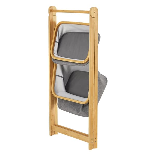 Steghylla Värnamo bambu 97x45x36 cm [en.casa]