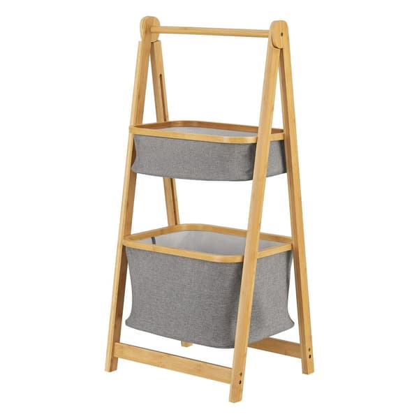 Steghylla Värnamo bambu 97x45x36 cm [en.casa]