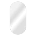 Miniatyrbild 3 av 6: Väggspegel Corato 40x80 cm vit oval [en.casa]