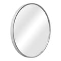 Miniatyrbild 1 av 6: Väggspegel Modugno Ø50 cm rund silver [en.casa]