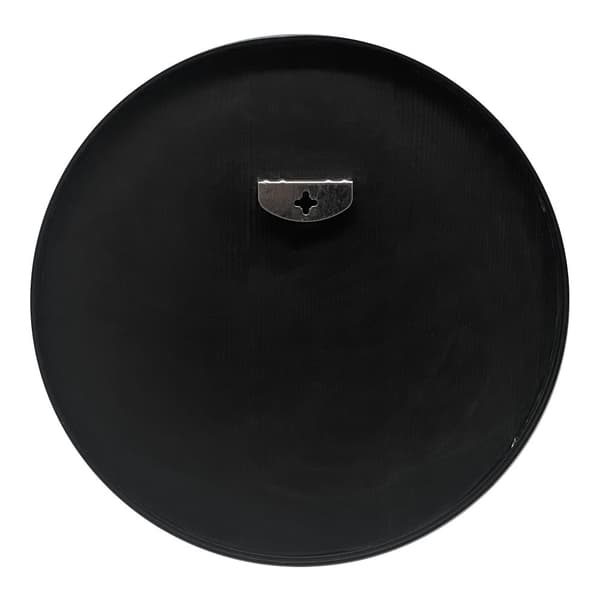 Väggspegel Modugno Ø60 cm rund svart [en.casa]